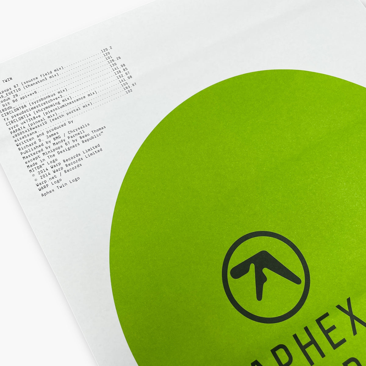 2014 APHEX TWIN POSTER – JERKS™