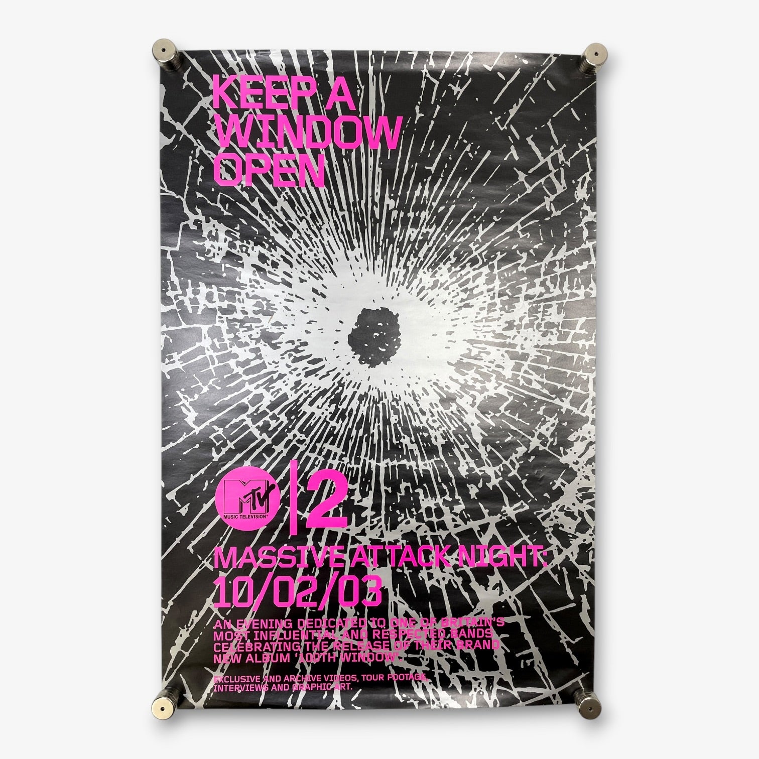 2003 MASSIVE ATTACK POSTER – JERKS™