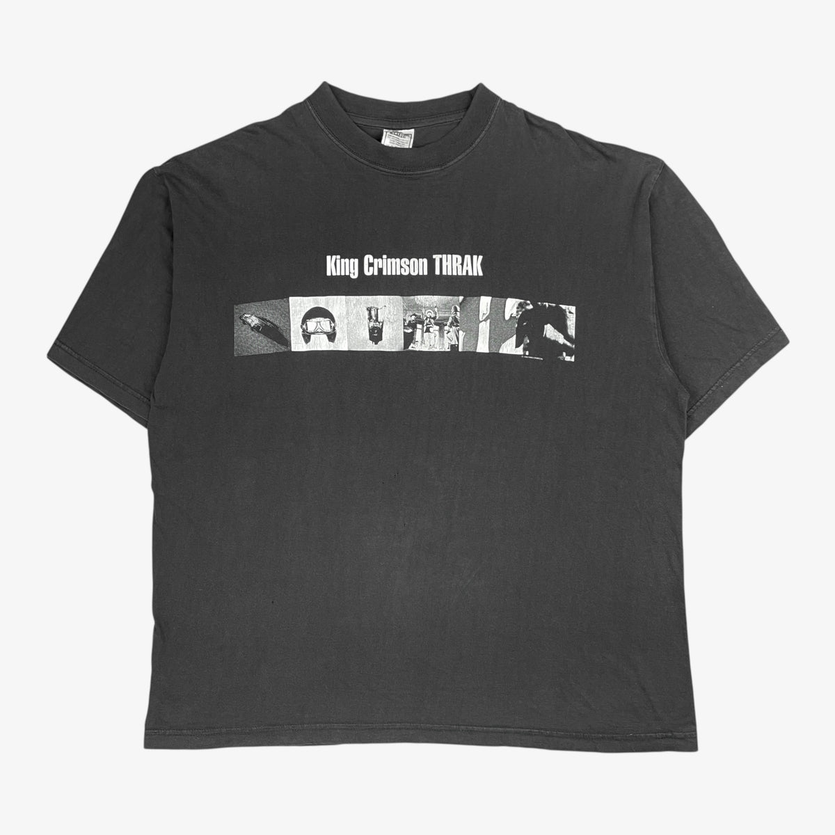 【レア】King Crimson Tシャツ　1995年　THRAK　ツアー限定品 Vtg 1995 King Crimson Vrooom Thrak Tour Concert T-shirt Red XL