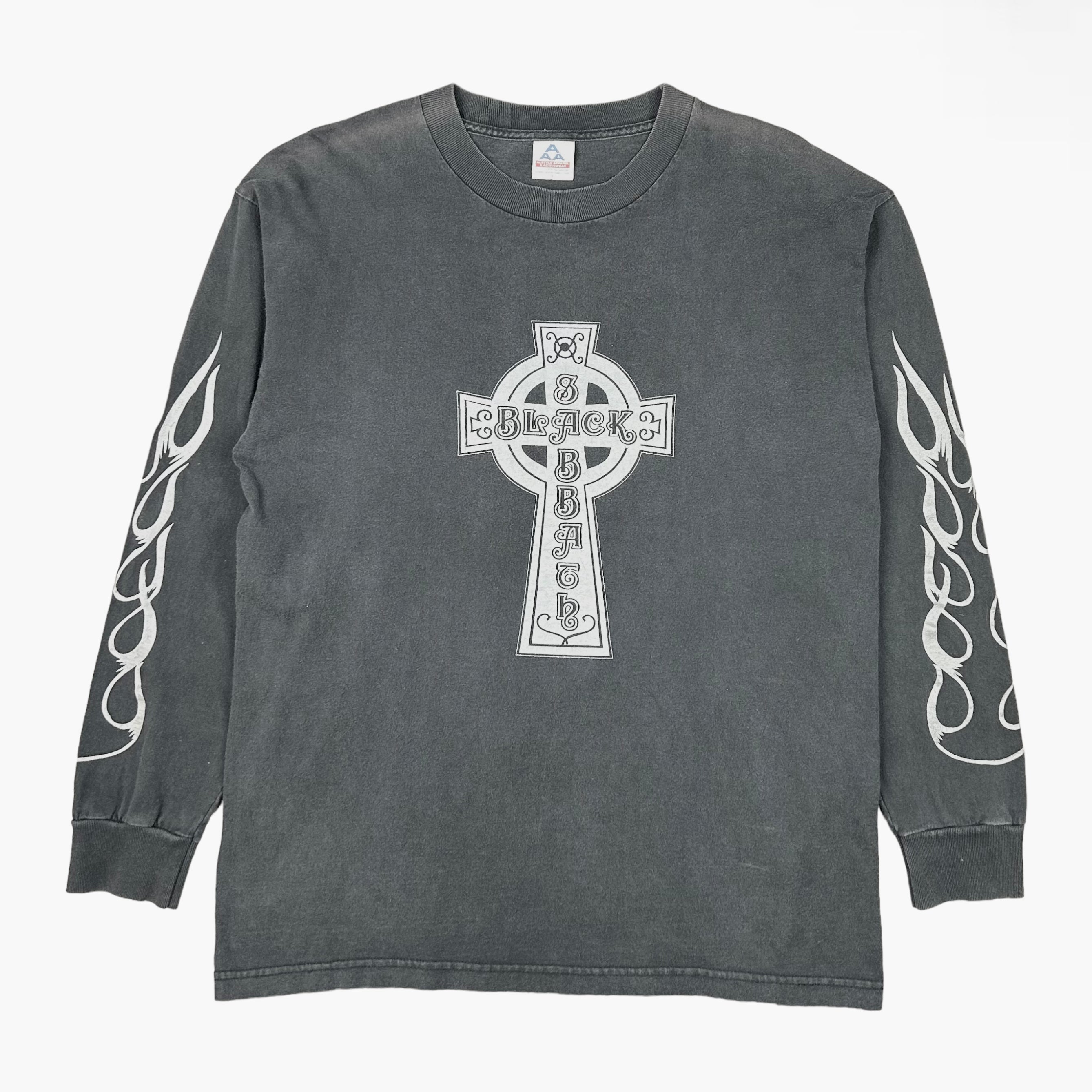 90s「Sacred Hearts Celtic Cross Shirts」 MID 90S BLACK SABBATH LONG SLEEVE – JERKS™