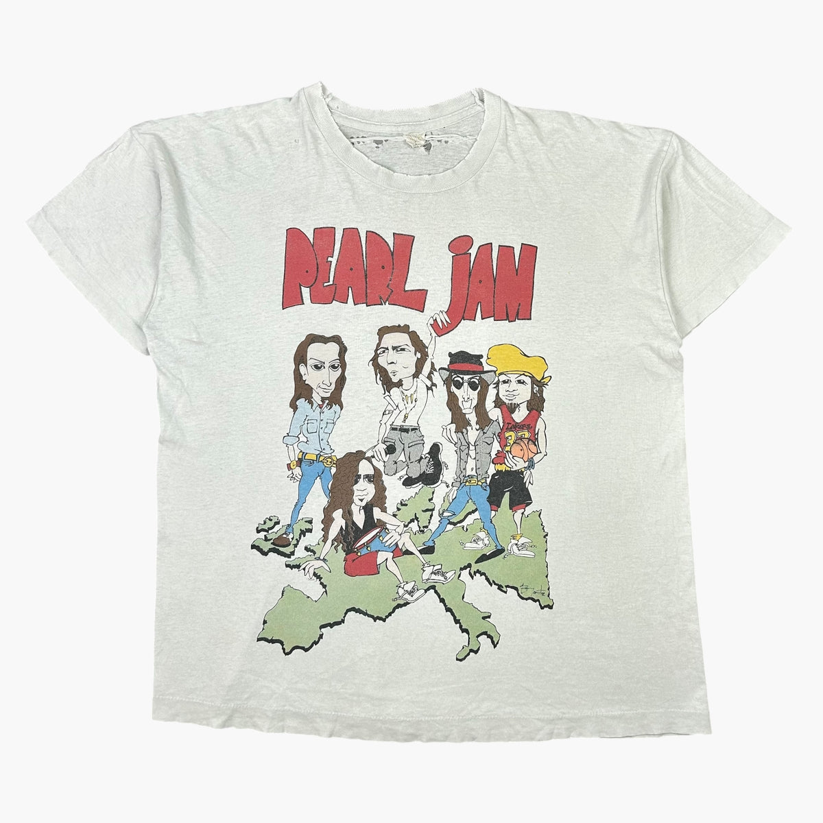 Pearl Jam 1992 Tシャツ 1992 PEARL JAM T-SHIRT – JERKS™