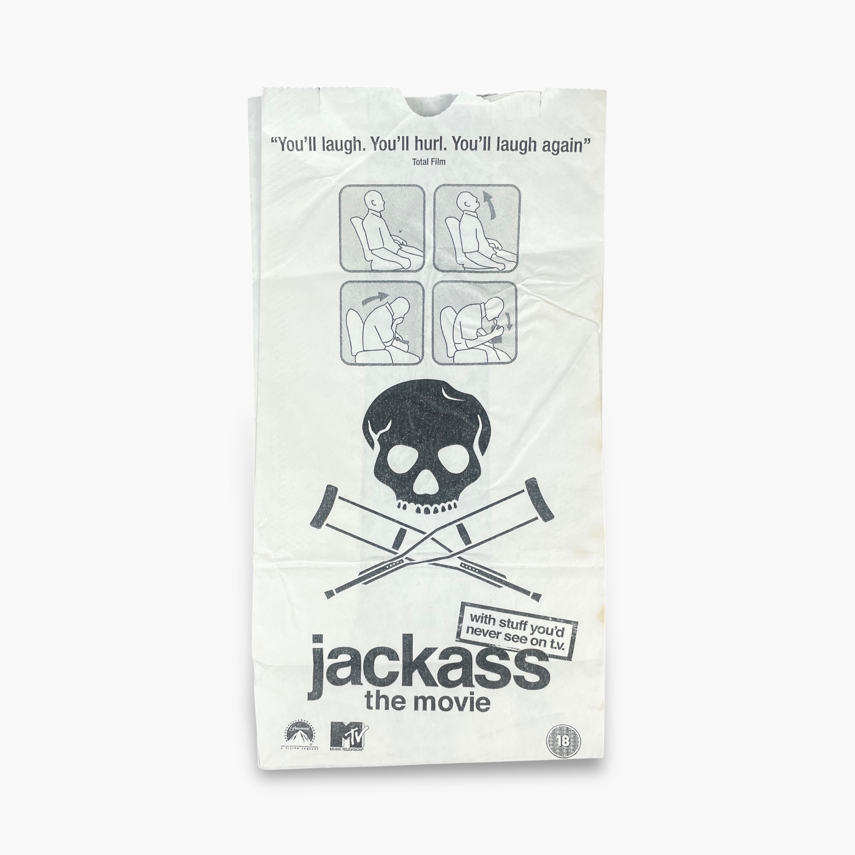2003 JACKASS SICK BAG – JERKS™