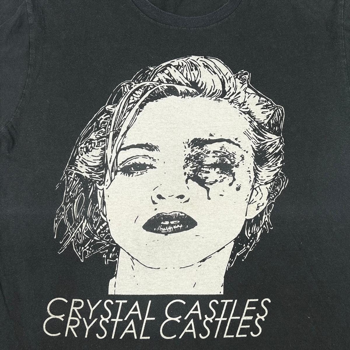 Crystal Castles Mens T-Shirt Black Unisex Top Tee