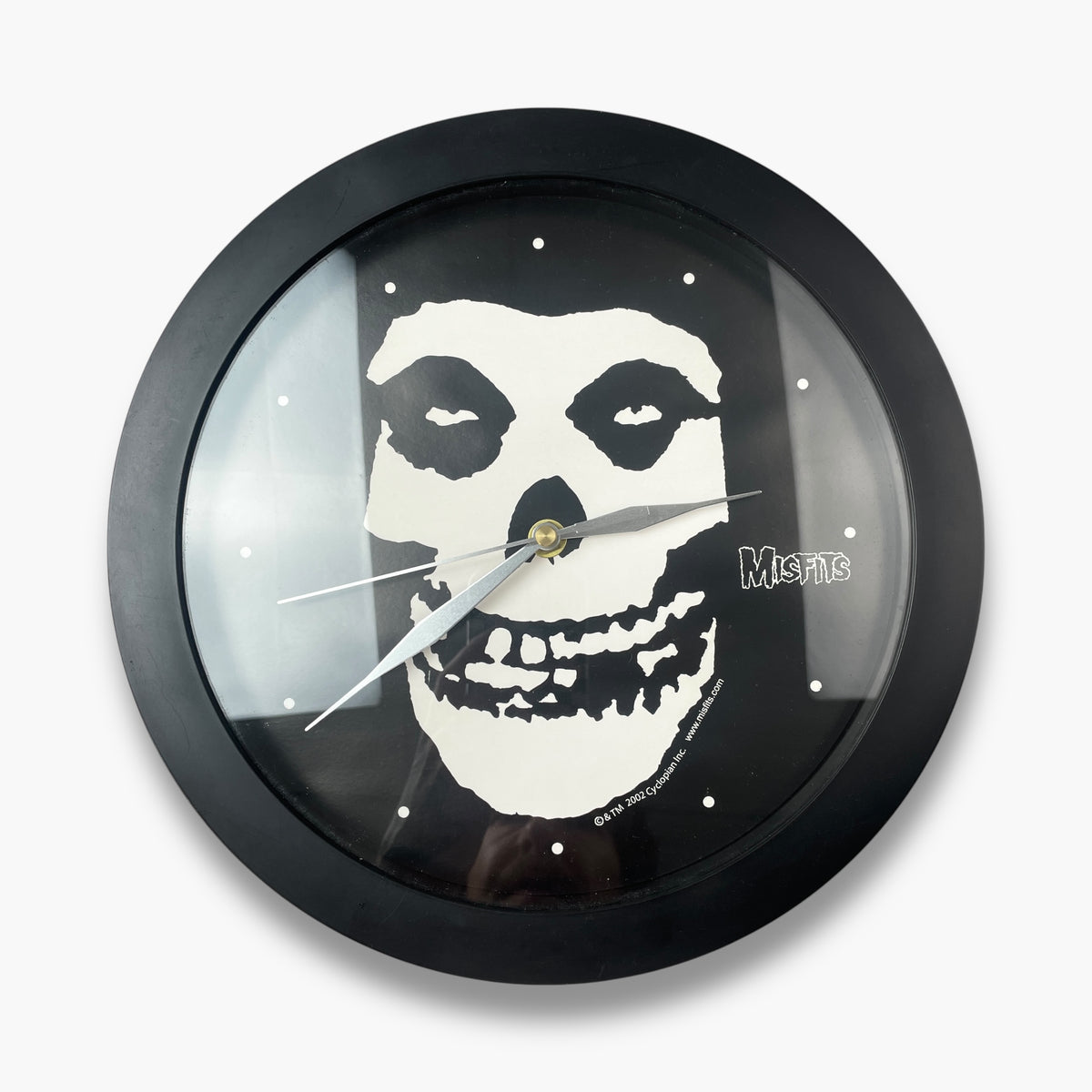 MISFITS ガラス壁掛け時計 2002年 オフィシャル ミスフィッツ B293AD72-9602-4FF5-951E-