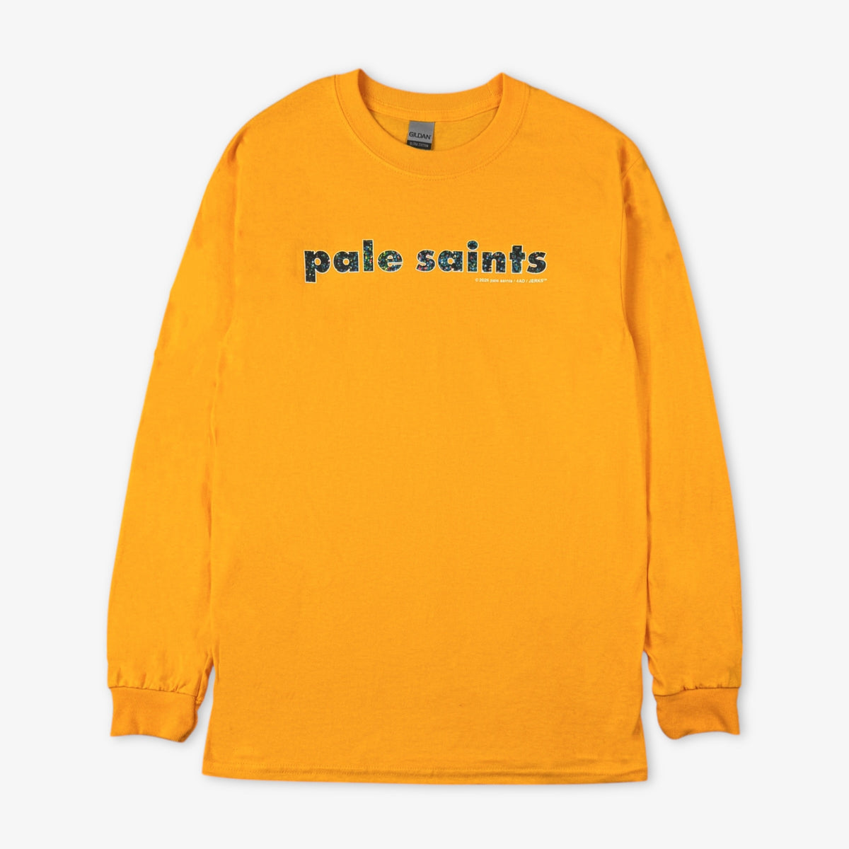 pale saints made in England オリジナル PALE SAINTS SPARKLE LOGO GOLD L/S – JERKS™