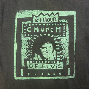 EARLY 90S 24 HOUR CHURCH OF ELVIS T-SHIRT