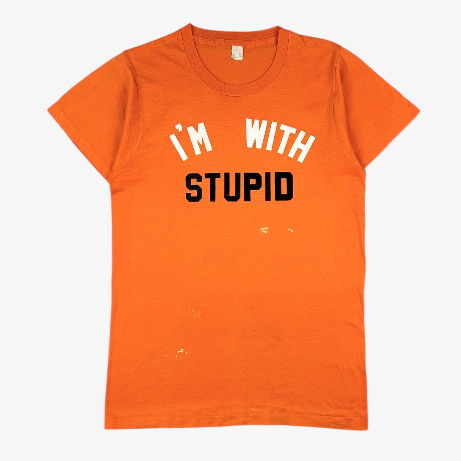 Viktor & Rolf メッシュTシャツ I'm with Stupid 1980S I'M WITH STUPID T-SHIRT – JERKS™