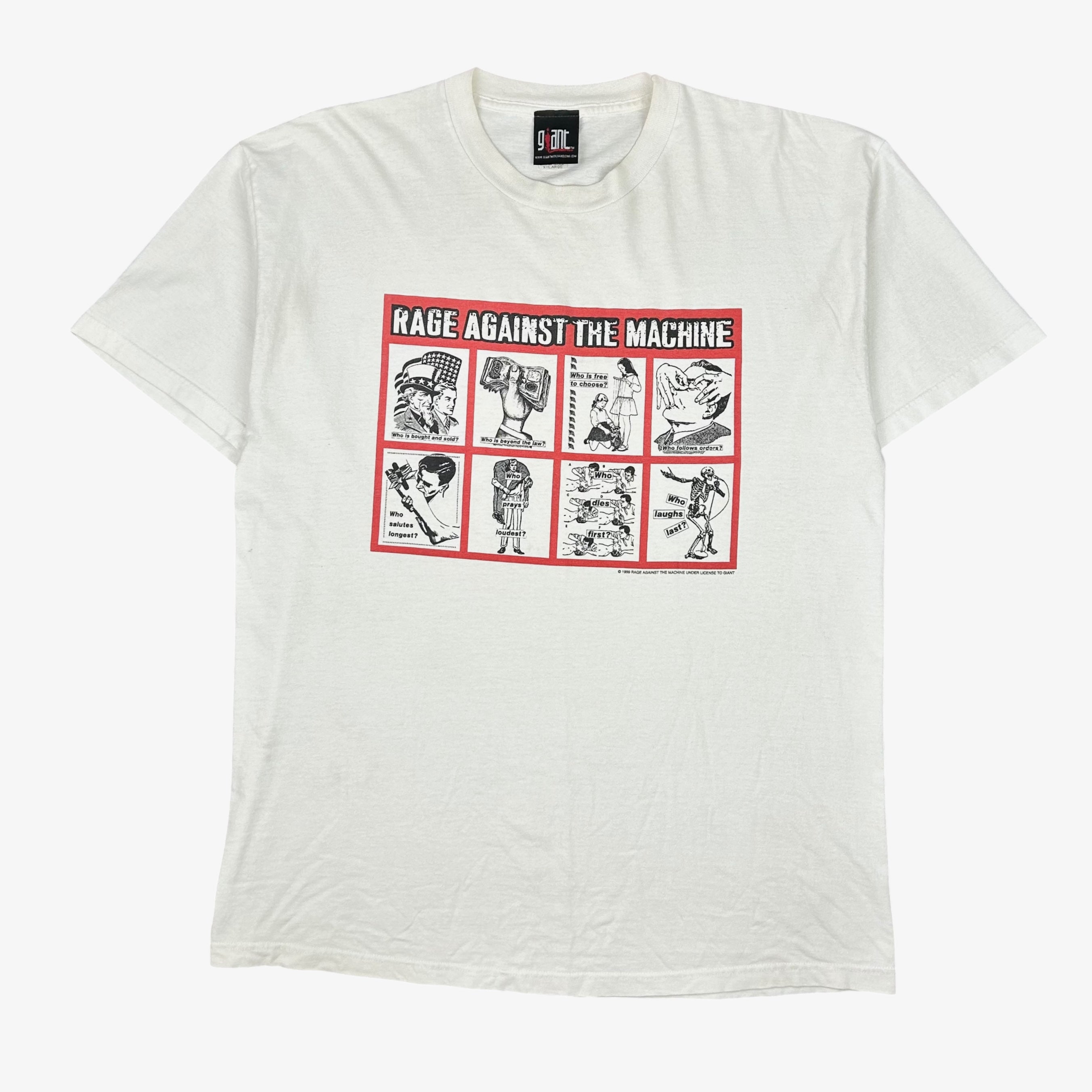1999 RAGE AGAINST THE MACHINE T-SHIRT – JERKS™