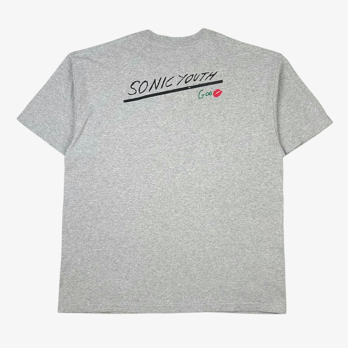 レア Sonic Youth グレー Tシャツ 90s フルーツタグ USA LATE 1990S SONIC YOUTH T-SHIRT – JERKS™