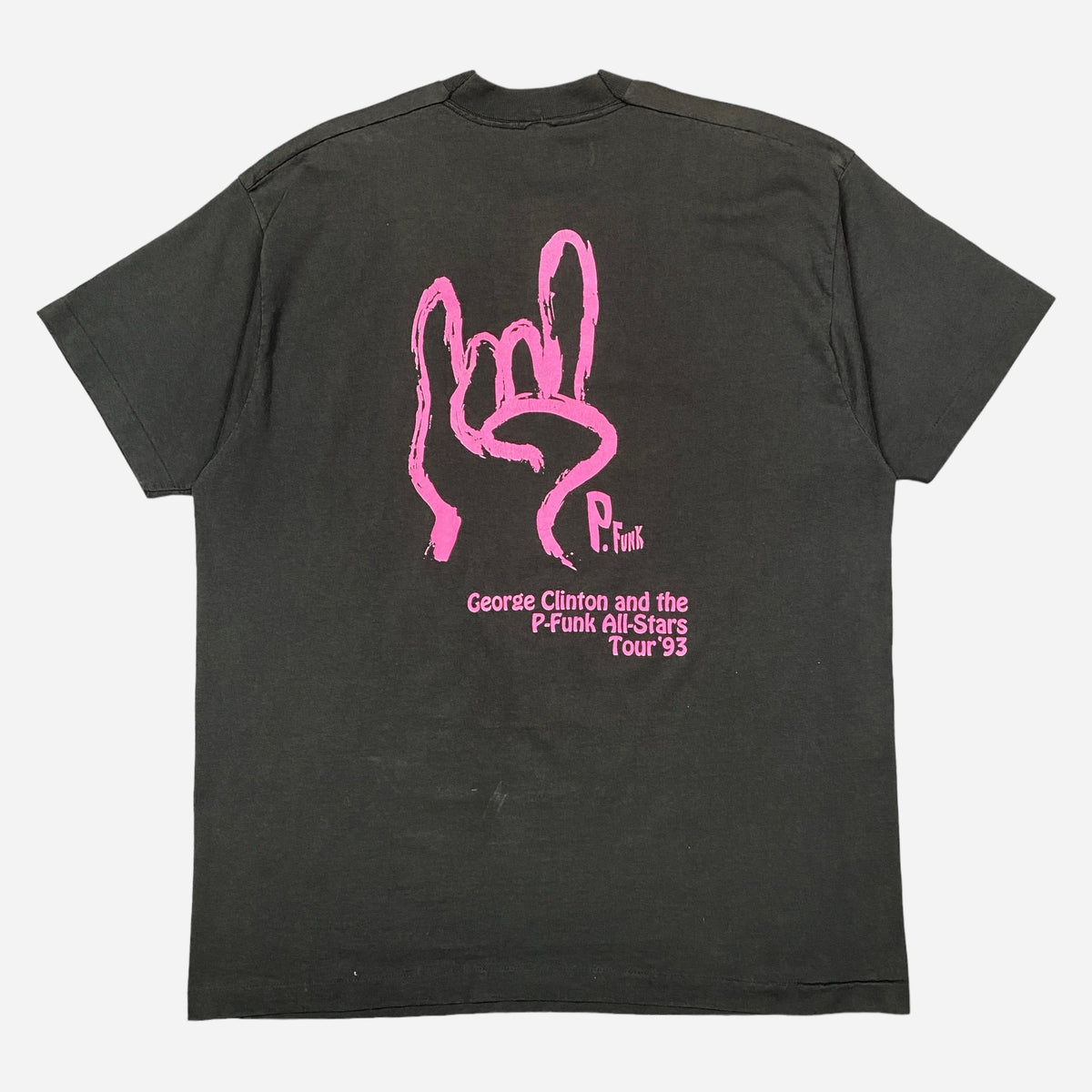 Ｐーfunkジョージクリントン　ブーチーJAPAN TOUR1993ステッカー他 1993 GEORGE CLINTON T-SHIRT – JERKS™