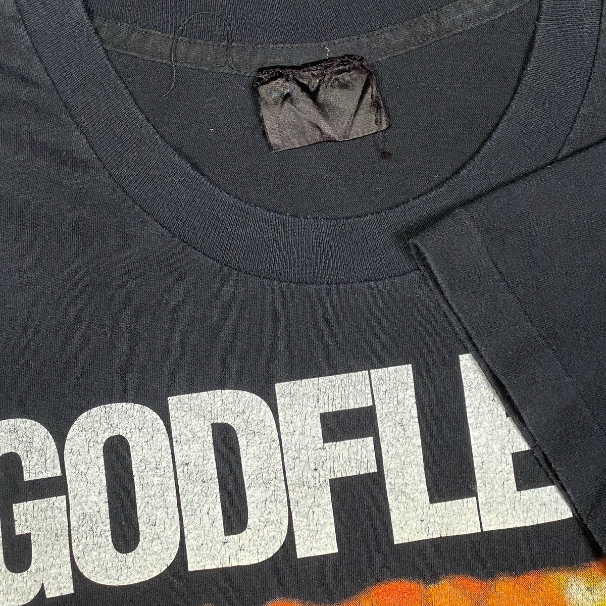 トップス 90s Godflesh Streetcleaner T Shirt L Vintage 1990 Godflesh Streetcleaner T-Shirt – Mills Vintage USA