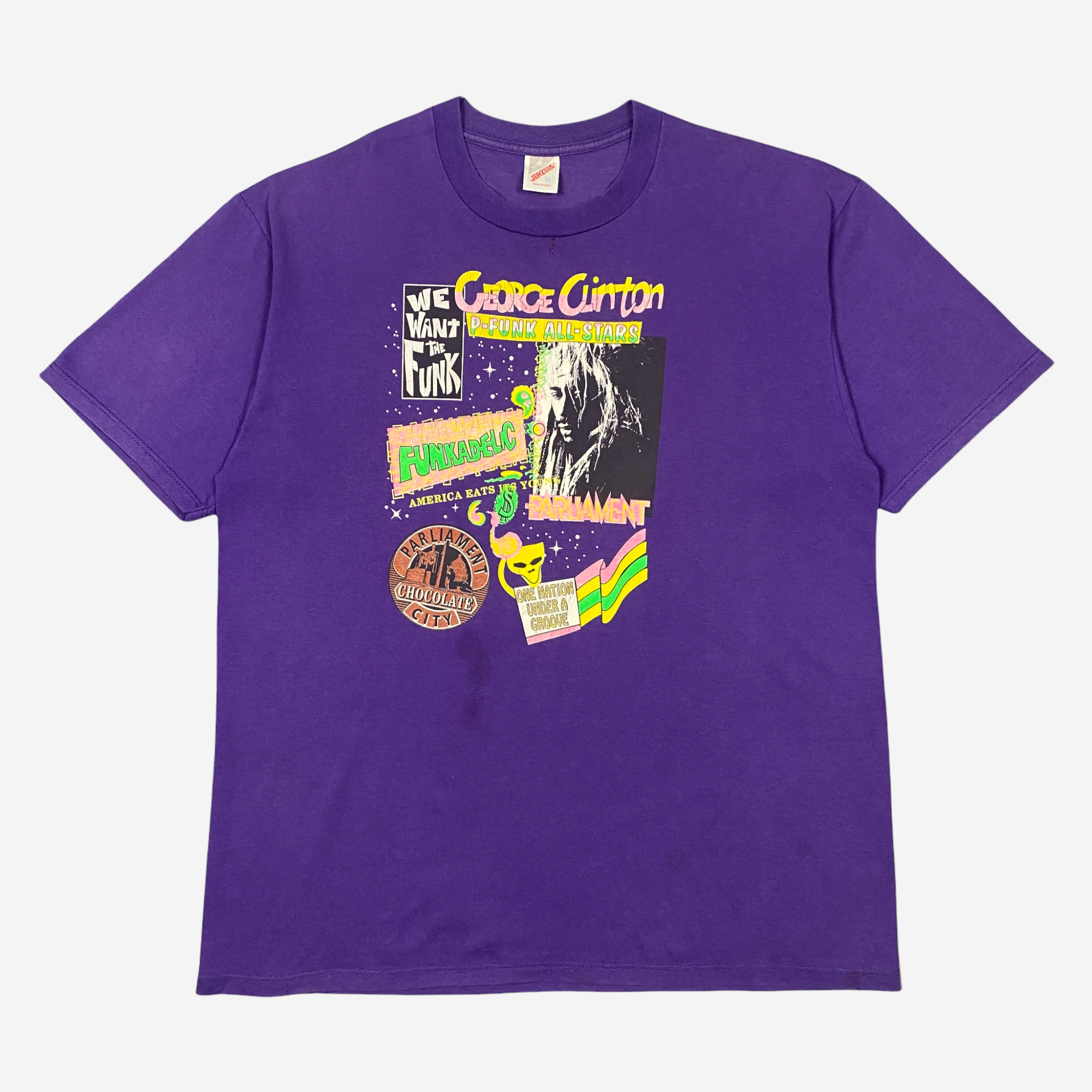 EARLY 90S GEORGE CLINTON T-SHIRT – JERKS™