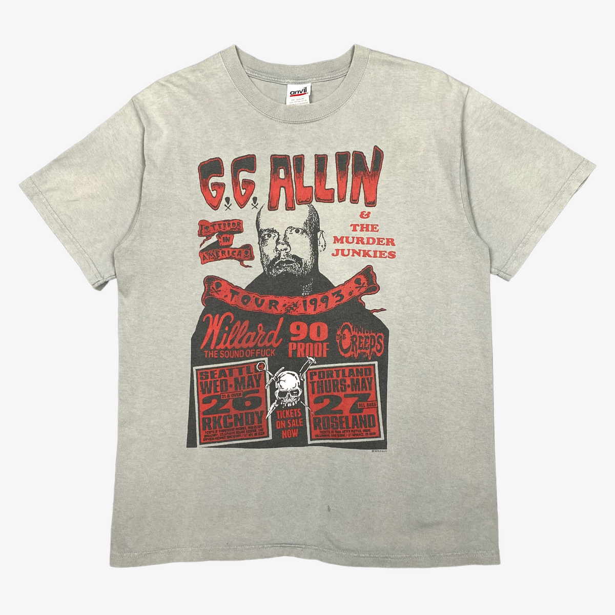 C. 00 GG ALLIN T-SHIRT – JERKS™