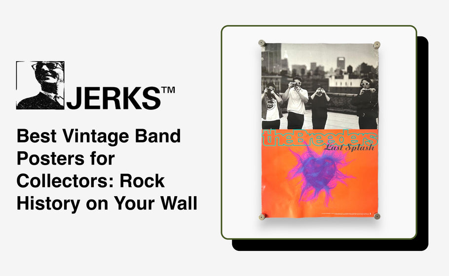 Best Vintage Band Posters for Collectors: Rock History on Your Wall