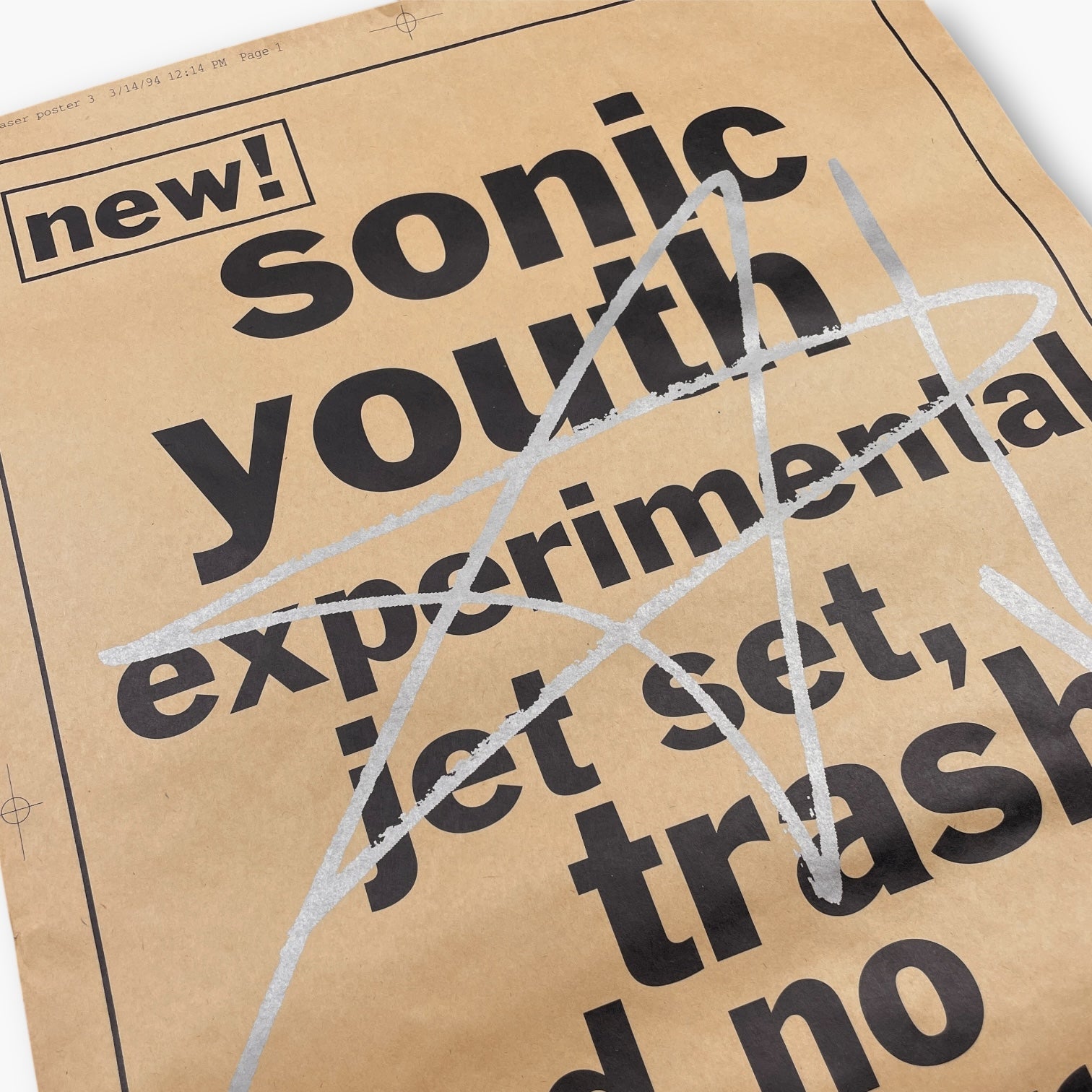 1994 SONIC YOUTH POSTER – JERKS™