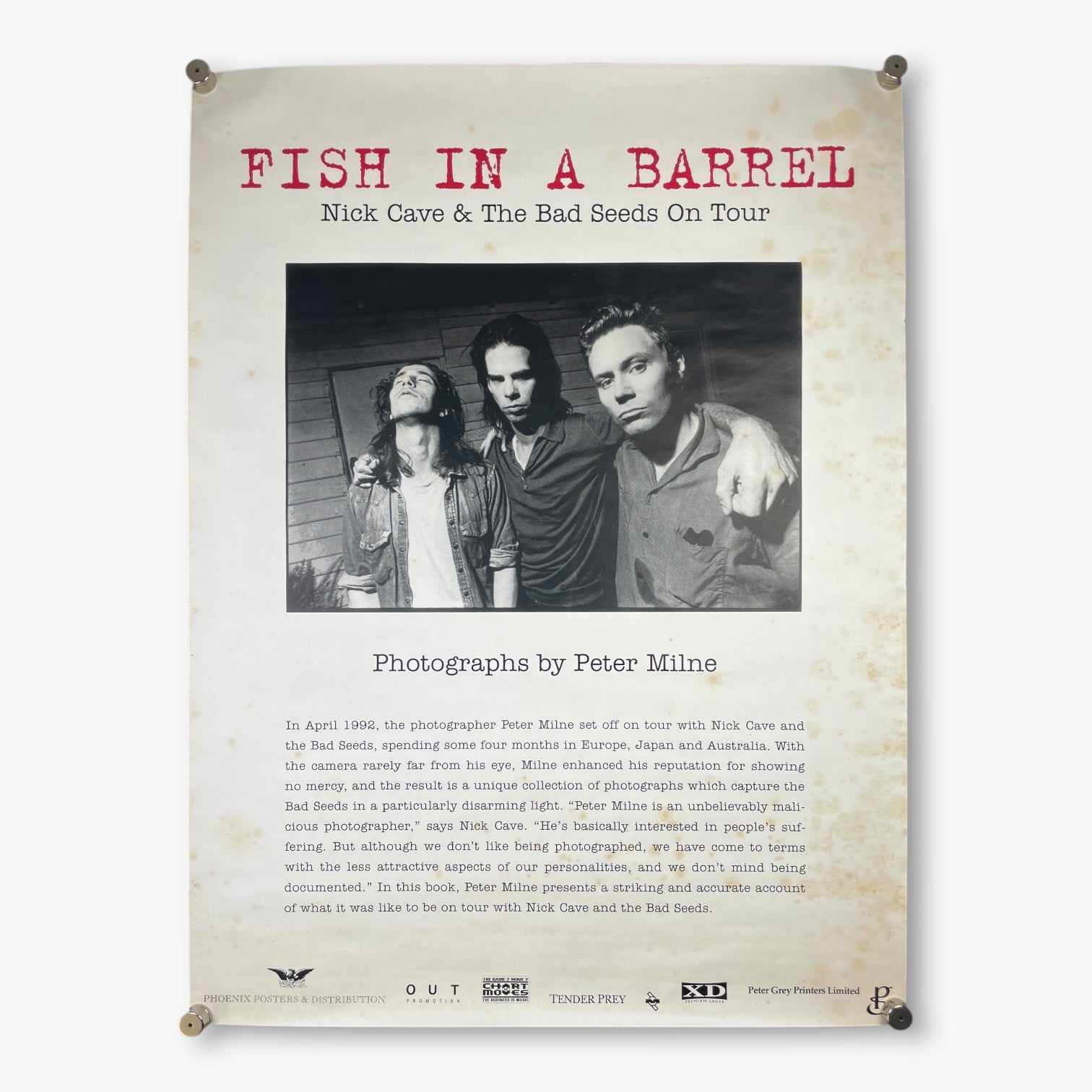 NICK CAVE T-SHIRTS & MERCHANDISE ARCHIVE – JERKS™