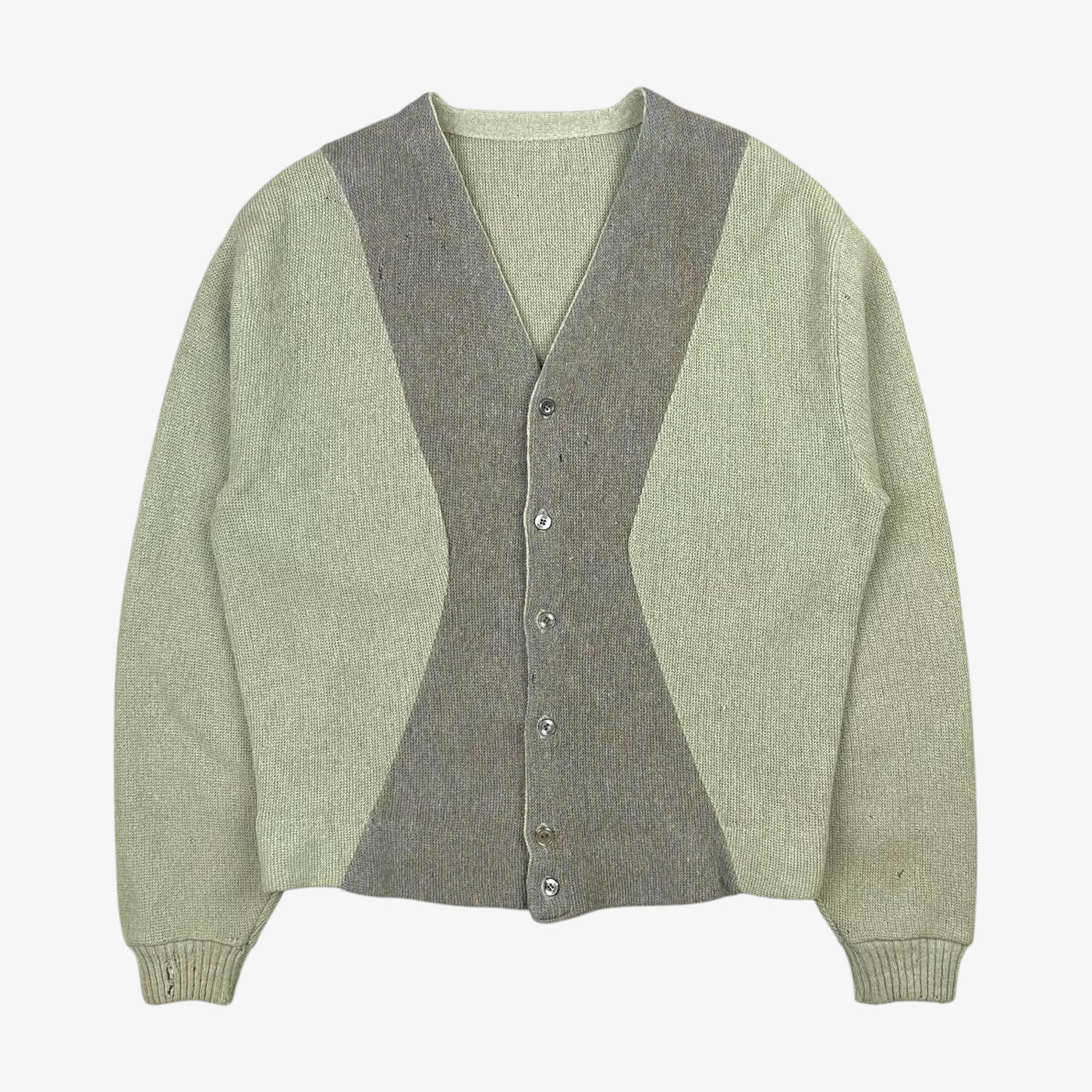 60S OLIVE STRIPE CARDIGAN – JERKS™