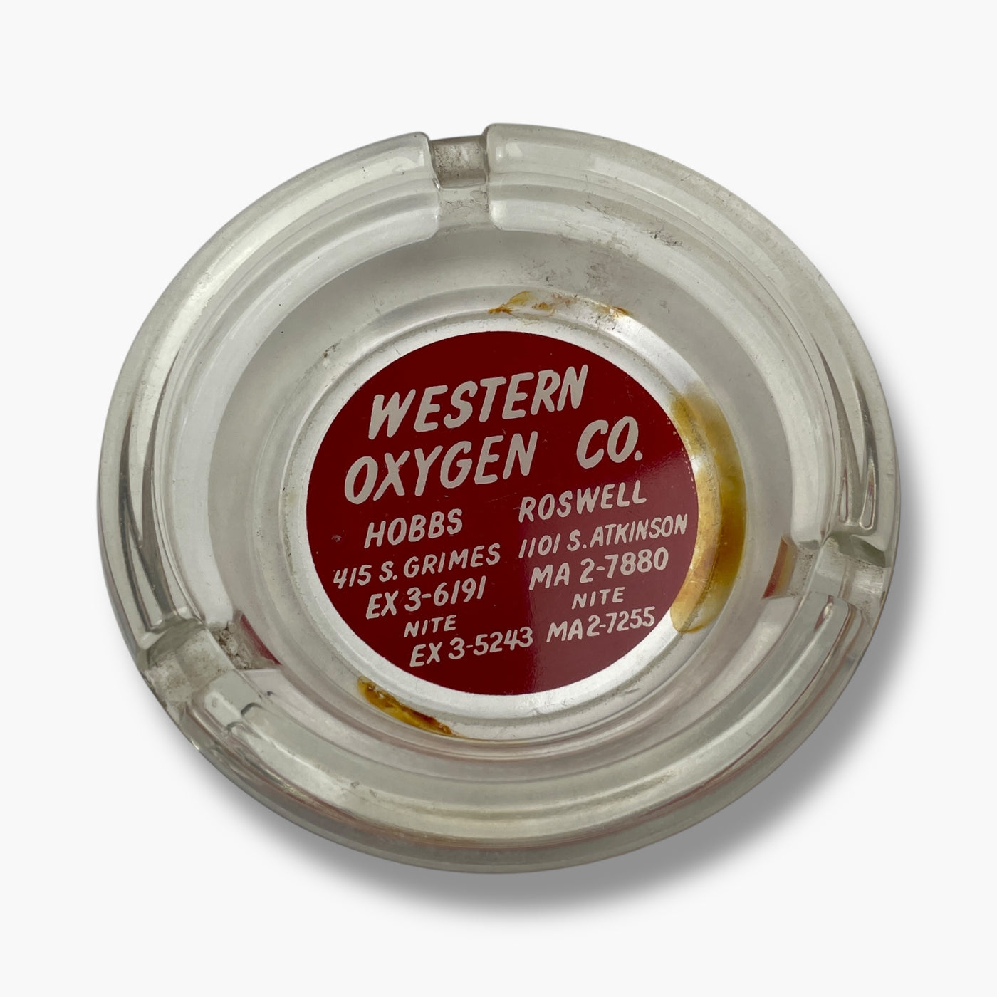 80S WESTERN OXYGEN CO ASH TRAY