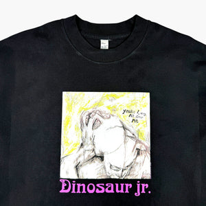 DINOSAUR JR. YLAOM BLACK T-SHIRT