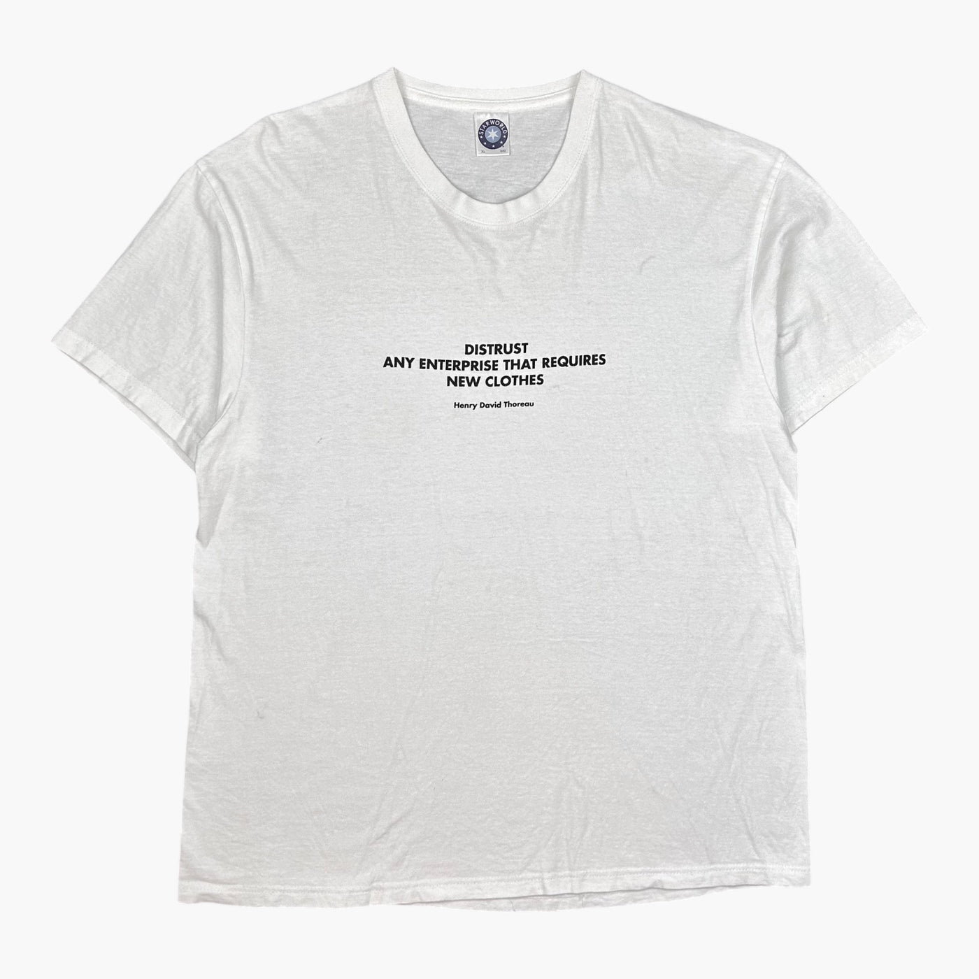 EARLY 00S HENRY DAVID THOREAU T-SHIRT