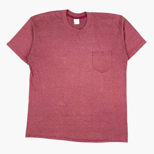 1980s FADED RED POCKET T-SHIRT