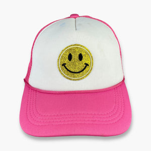 LATE 90S GLITTER SMILEY CAP