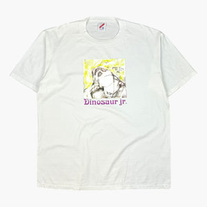 DINOSAUR JR. YLAOM VINTAGE WHITE T-SHIRT