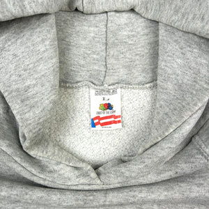 1990s GREY FRUIT OF THE LOOM HOODIE