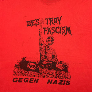 EARLY 00S DESTROY FASCISM T-SHIRT