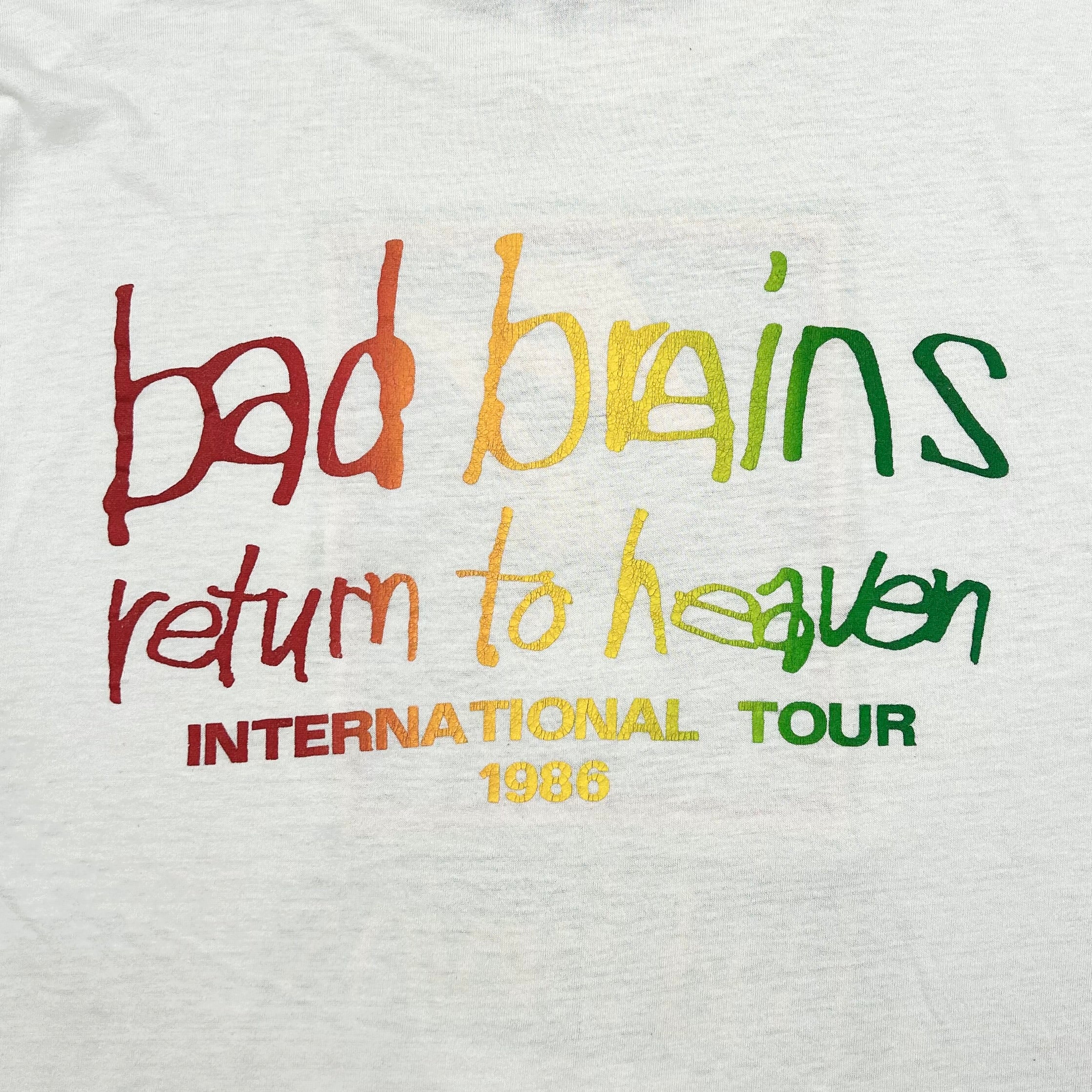 bad BAD BRAINS _ Return to heaven International Tour 1996 T_shirts 