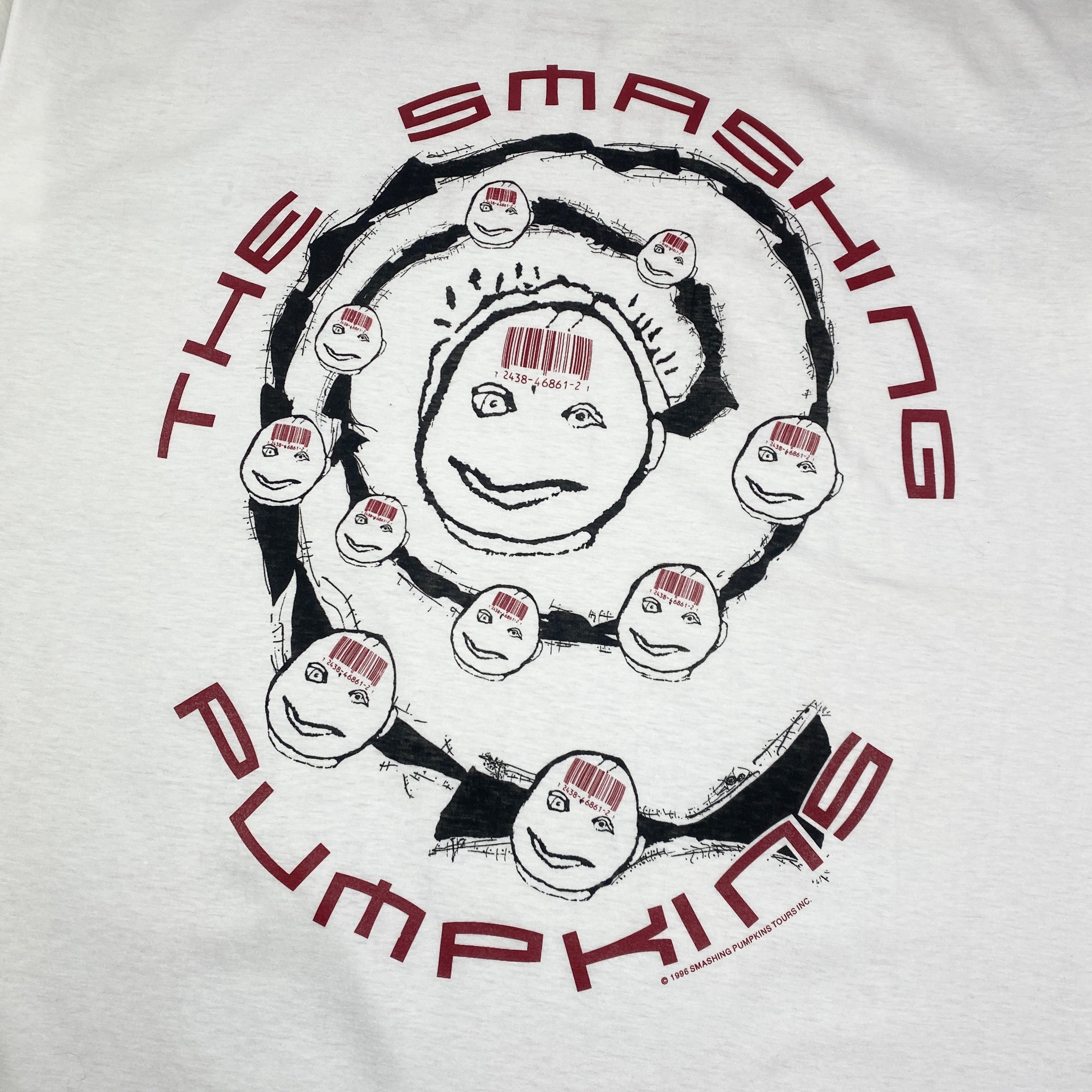 ミュージシャン 1996 The Smashing Pumpkins tee 1996 SMASHING PUMPKINS T-SHIRT – JERKS™