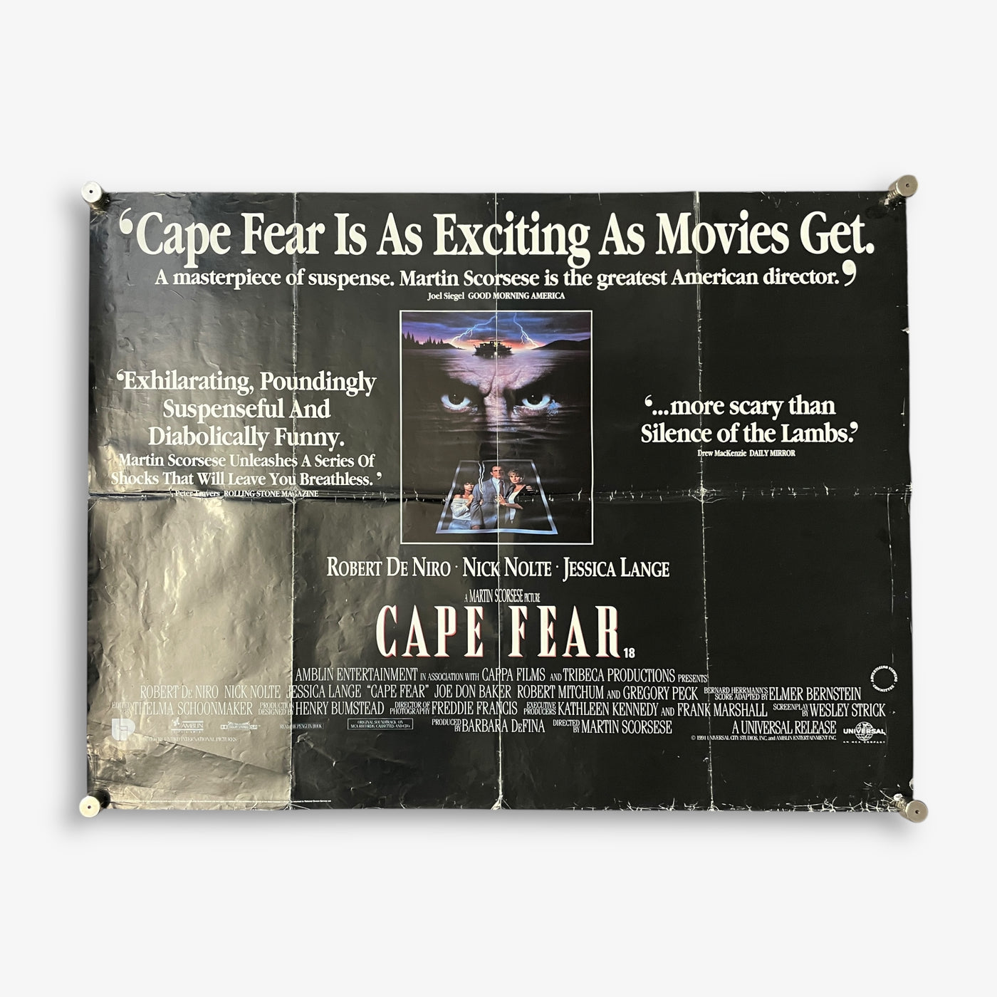 1991 CAPE FEAR POSTER