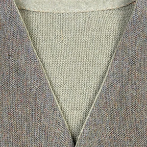 60S OLIVE STRIPE CARDIGAN