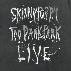 SKINNY PUPPY Tシャツ TOO DARKPARK LIVE Vintage 1990 Skinny Puppy, Live, Too Dark Park, Tour T-shirt