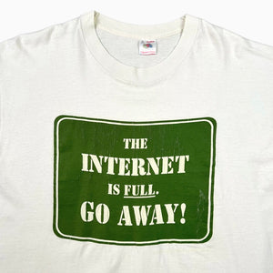 1996 THE INTERNET IS FULL T-SHIRT