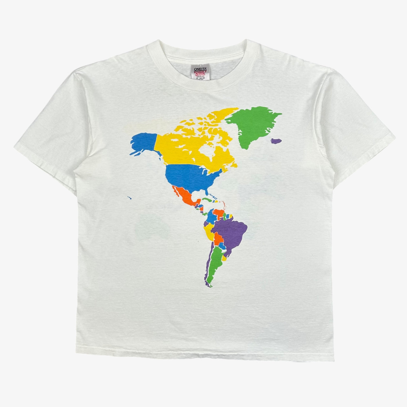 EARLY 90S WORLD MAP T-SHIRT