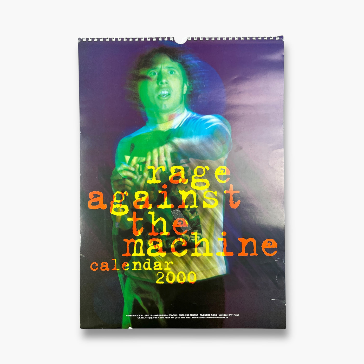 2000 RAGE AGAINST THE MACHINE CALENDAR
