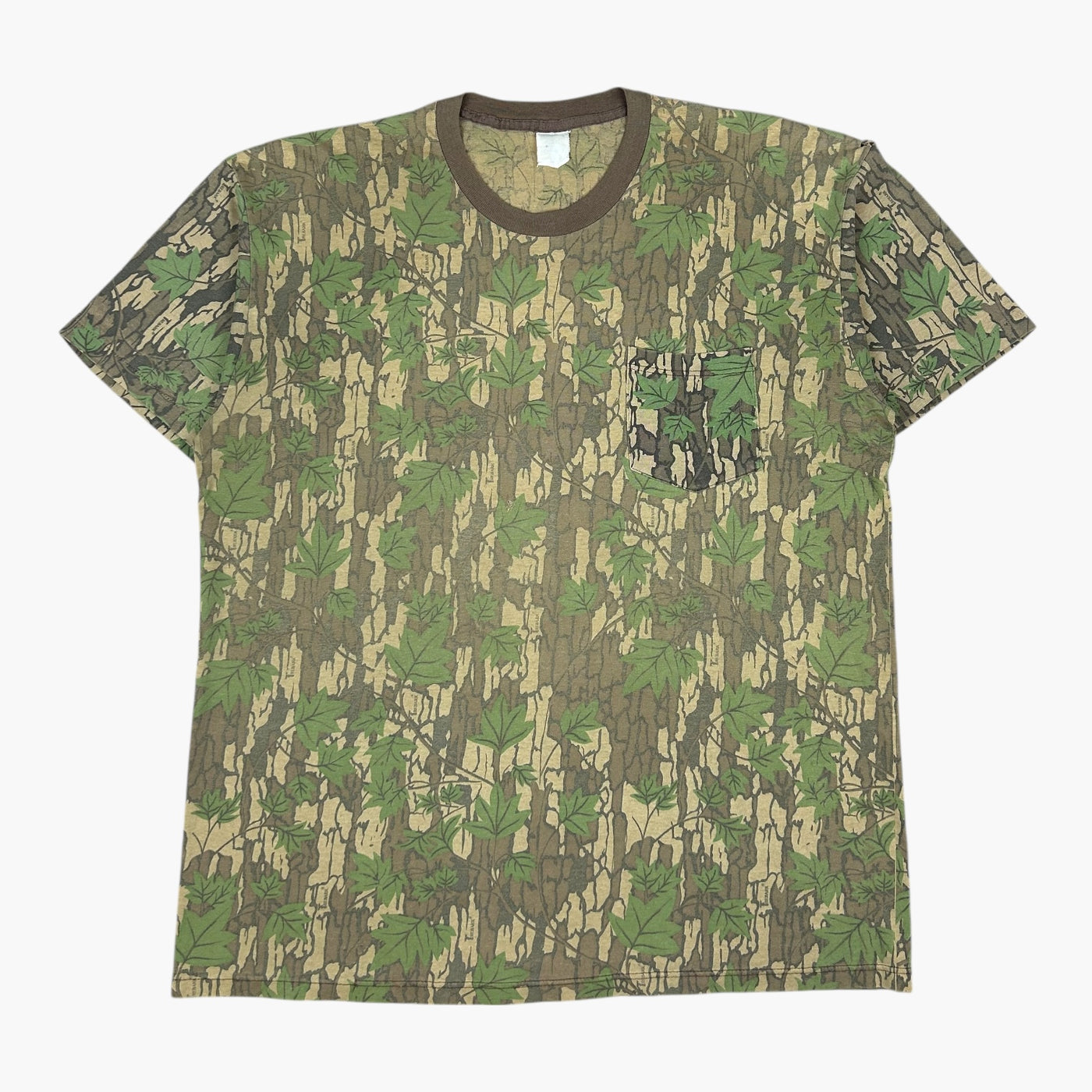 1990s FADED TREBARK CAMO T-SHIRT