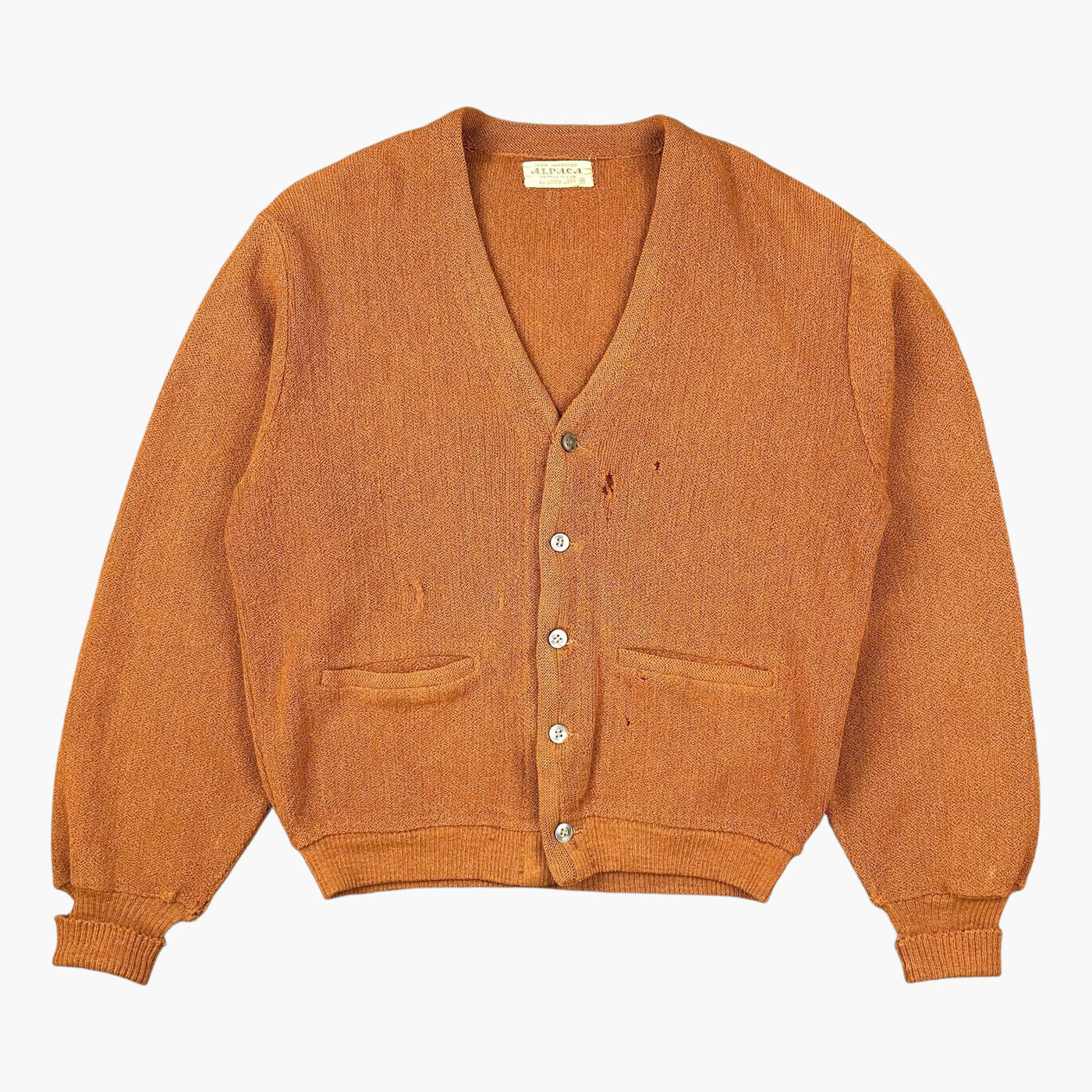 60S RUST CARDIGAN