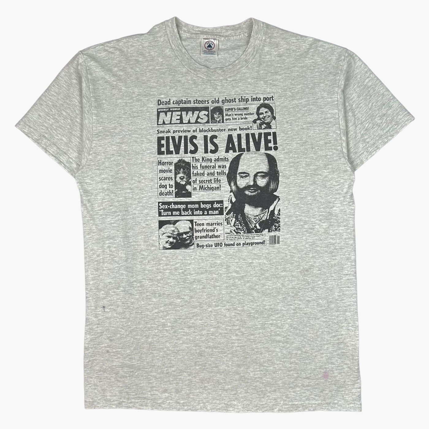 LATE 90S ELVIS IS ALIVE T-SHIRT