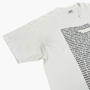 EARLY 90S JENNY HOLZER T-SHIRT