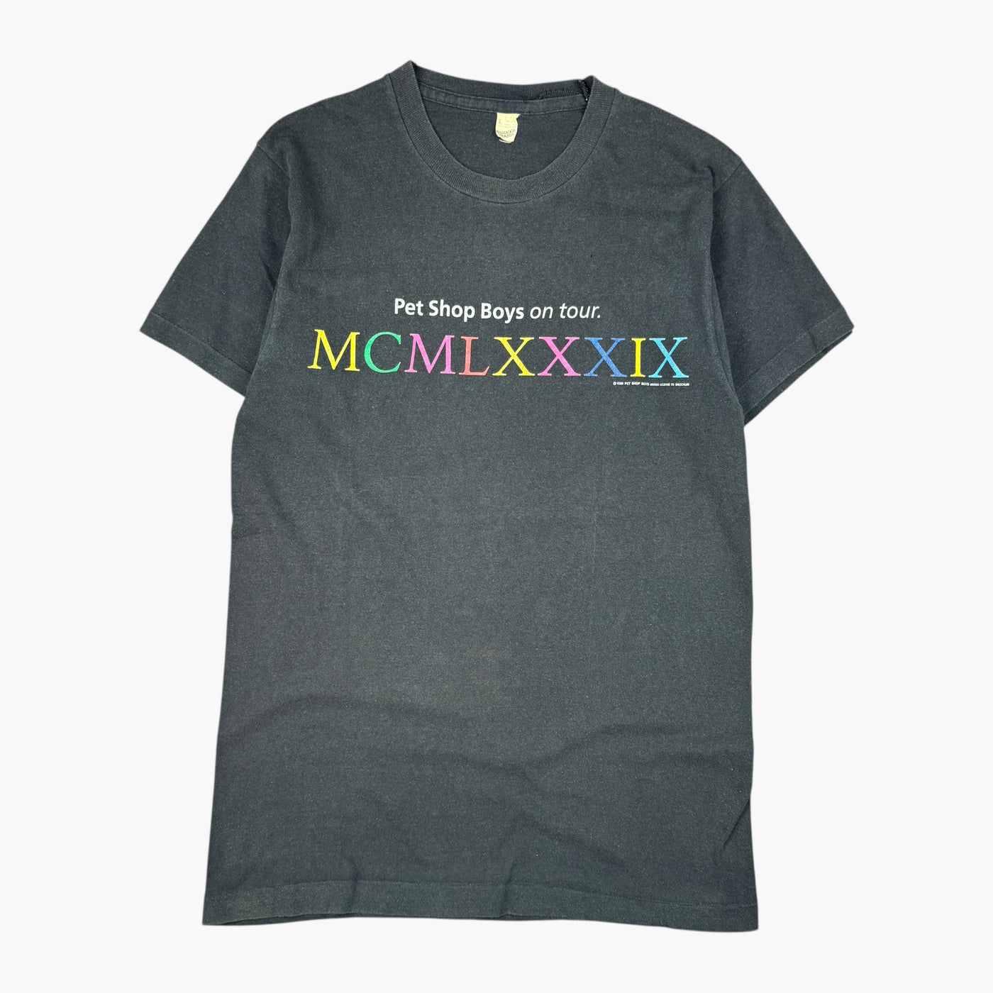 1989 PET SHOP BOYS T-SHIRT