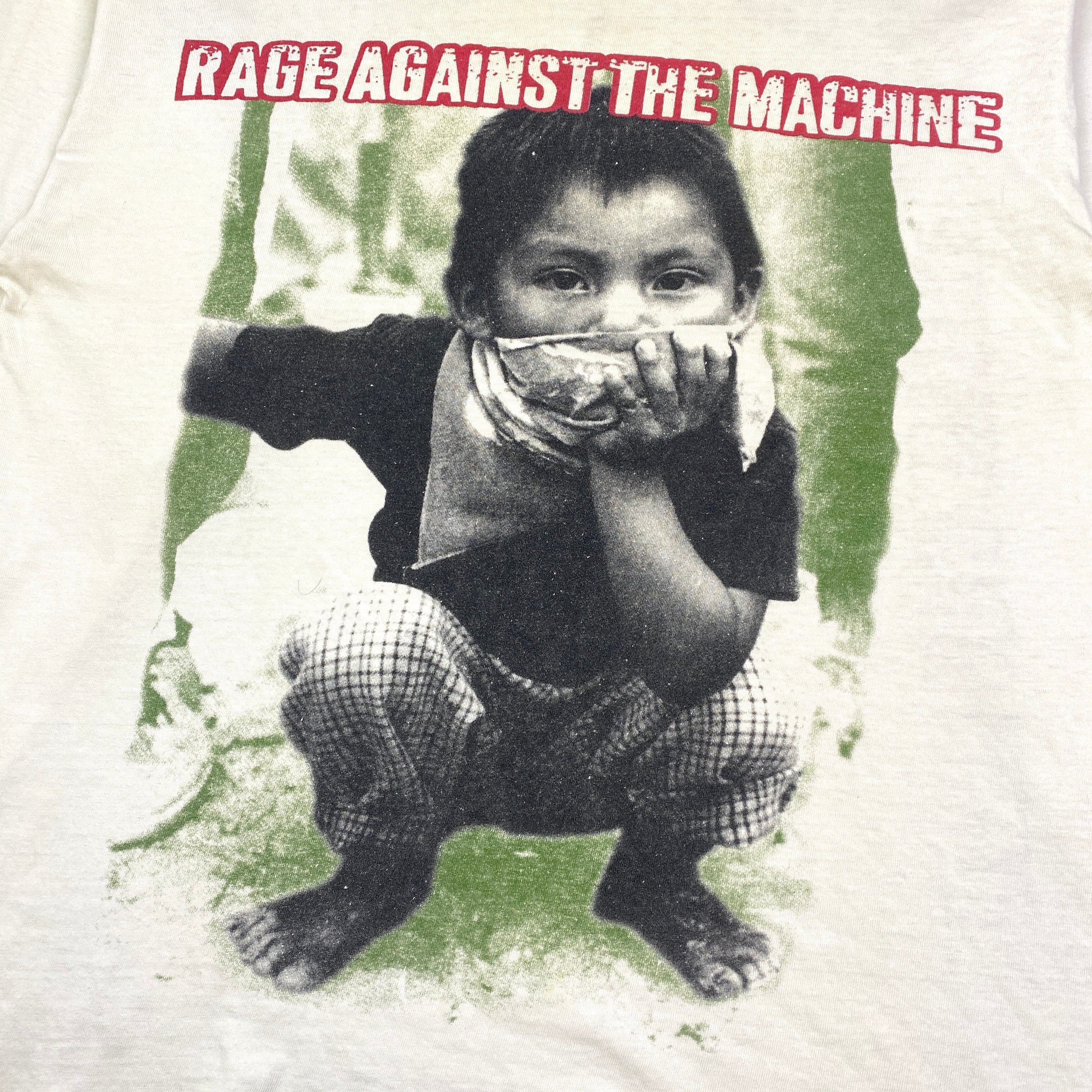 超目玉枠】 RAGE AGAINST THE MACHINE 長袖 Tシャツ/カットソー(七分