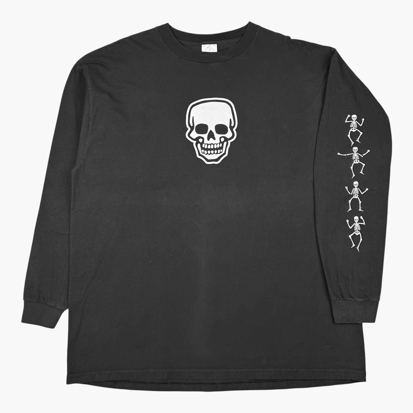 2000s GLOW IN THE DARK SKELETON L/S