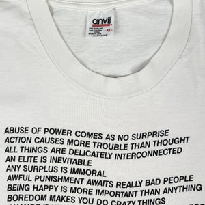 EARLY 90S JENNY HOLZER T-SHIRT