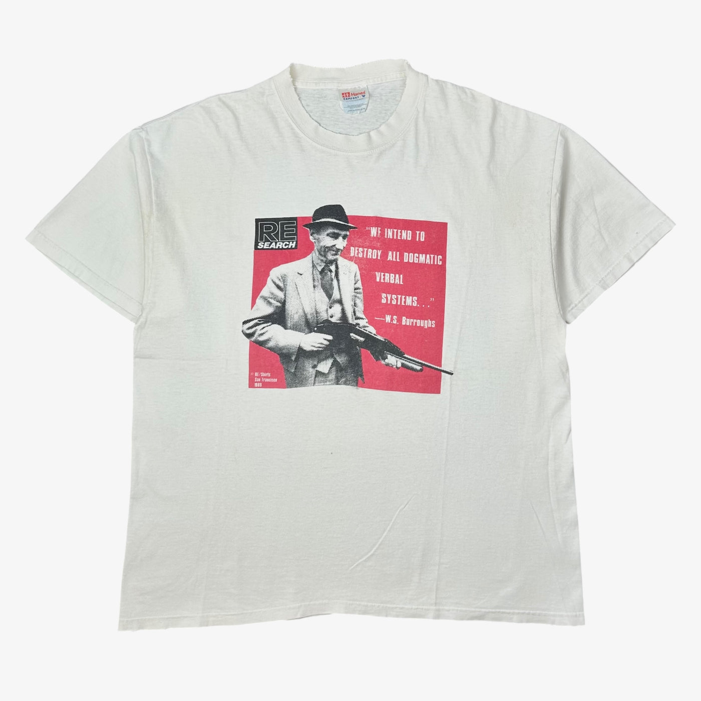 LATE 90s WILLIAM S BURROUGHS T-SHIRT