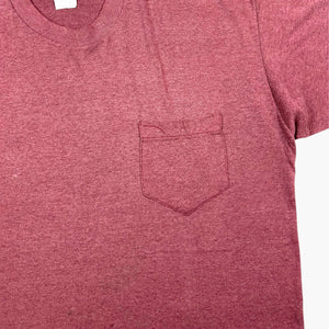 1980s FADED RED POCKET T-SHIRT