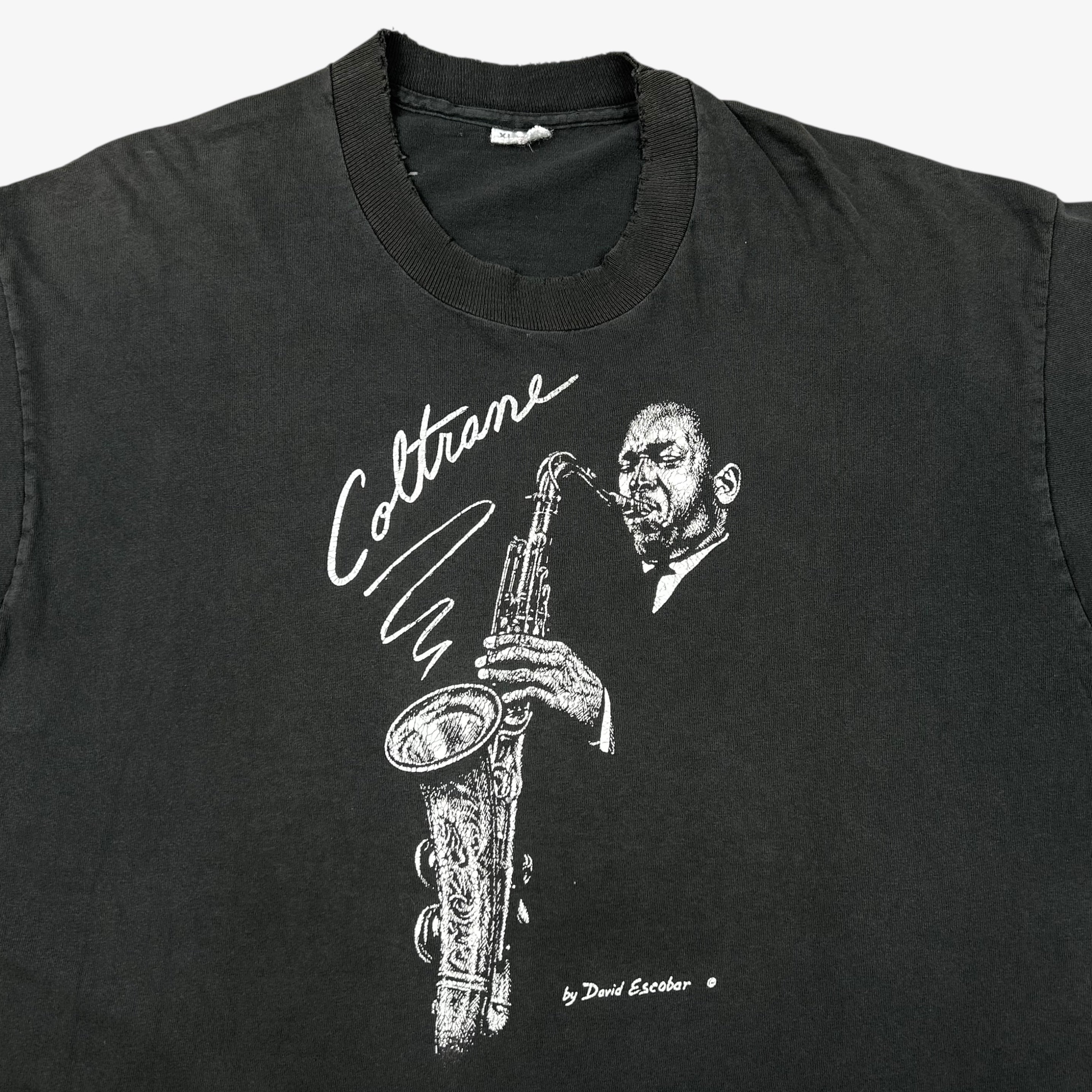 90s gear inc John ColtraneTシャツ jazz ART VTG John Coltrane
