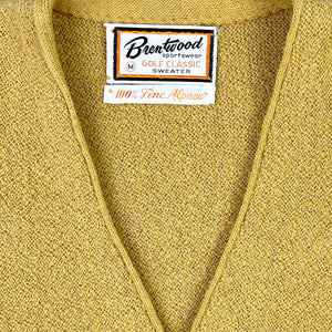 60S YELLOW CARDIGAN