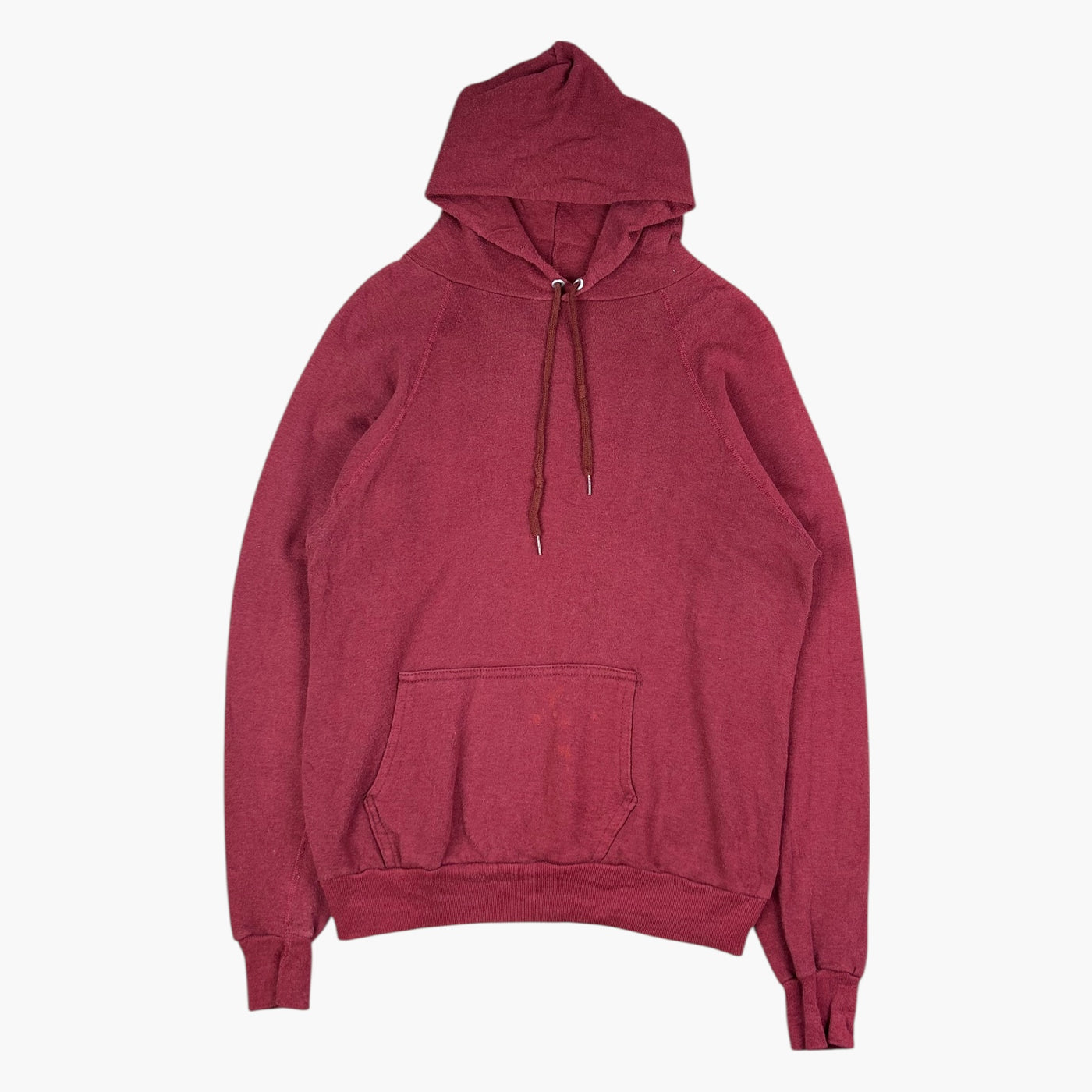 1980s FADED MAROON TULTEX HOODIE